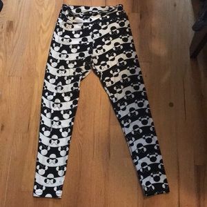 Lularoe Minnie Mouse Black and White Leggings